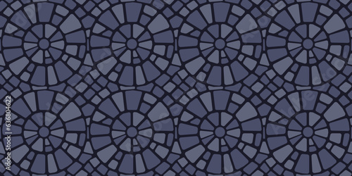 Wallpaper Gray Floor. Rubble stone seamless pattern texture