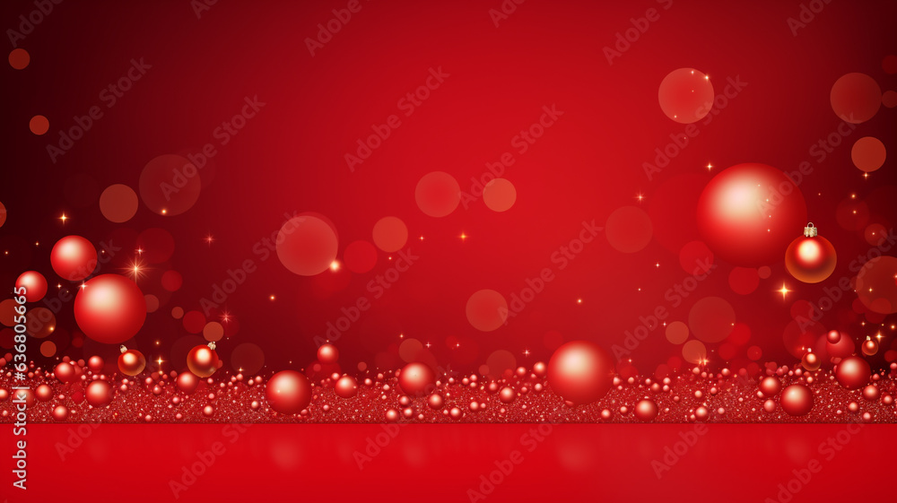 Christmas red abstract background realistic 3d, decorative design elements, Vector illustration Christmas red abstract background realistic 3d, decorative design elements, Vector illustration