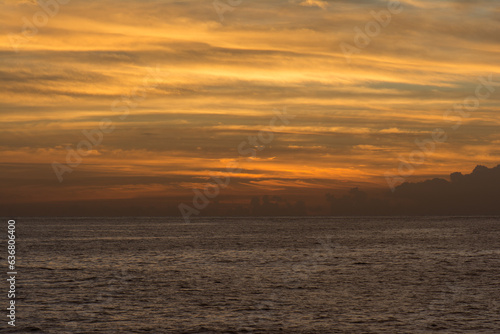 sunset over the sea © Edwin