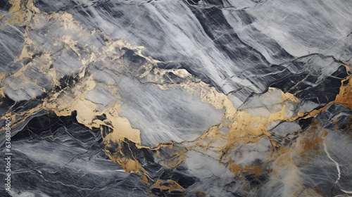 Marble surface with gold and silver with a textured surface, for wallpapers and displays