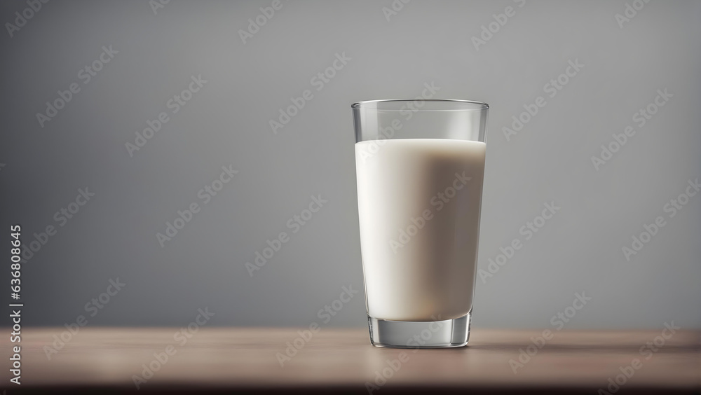 Purity in a Glass: Freshly Poured Milk Radiating Simplicity and Nutritional Richness Purity in a Glass: Freshly Poured Milk Radiating Simplicity and Nutritional Richness