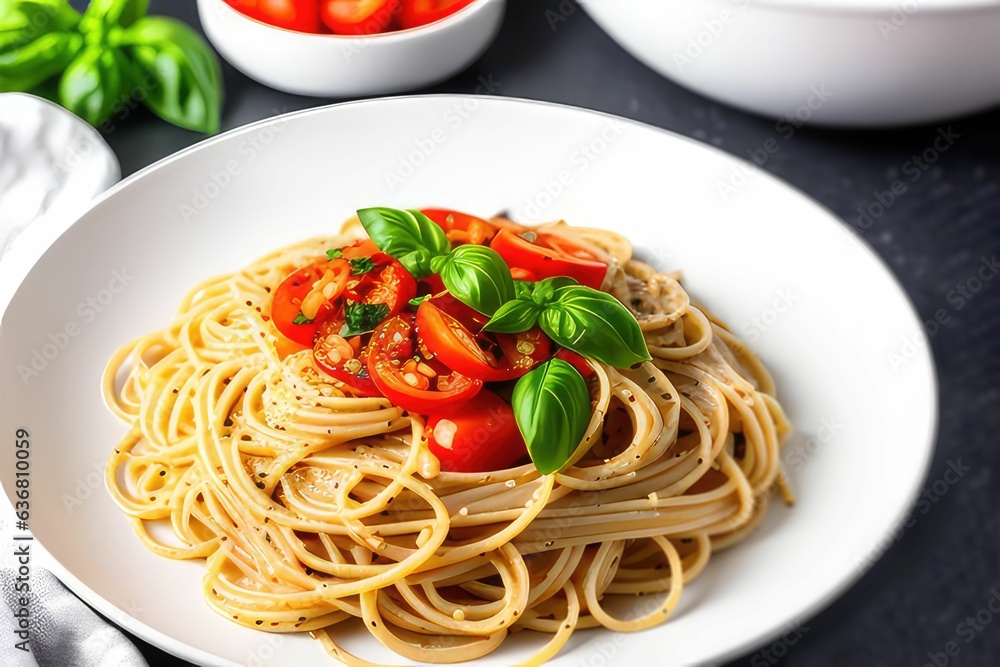 pasta dish in white ceramic bowl, plate, dough, carbohydrates, table, healthy lifestyle pasta dish in white ceramic bowl, plate, dough, carbohydrates, table, healthy lifestyle
