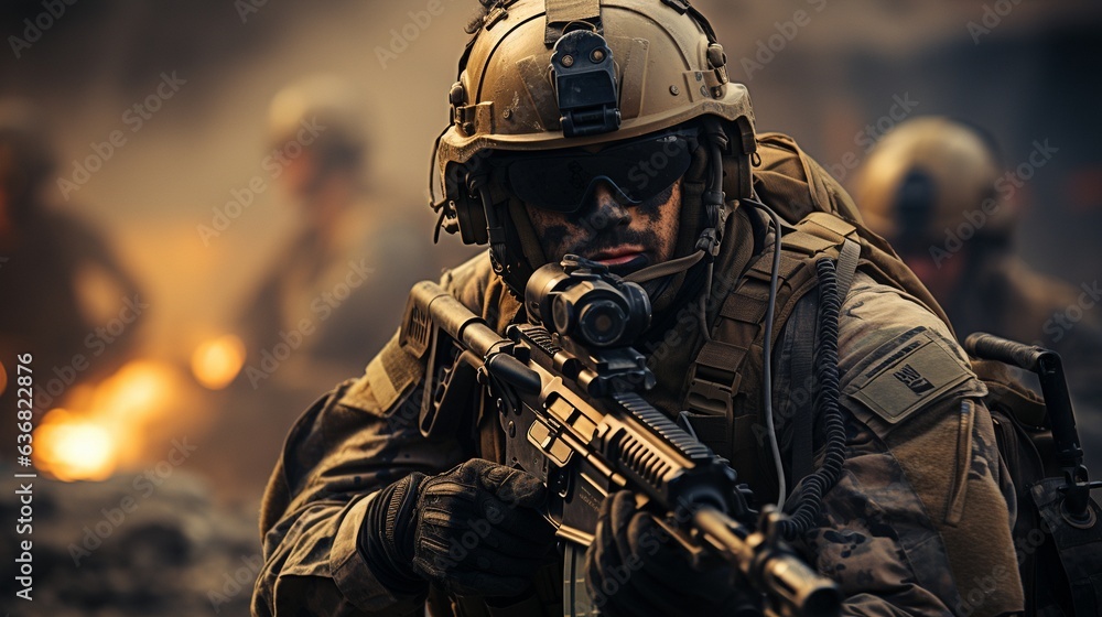 soldiers from the special forces operating,. soldiers from the special forces operating,.