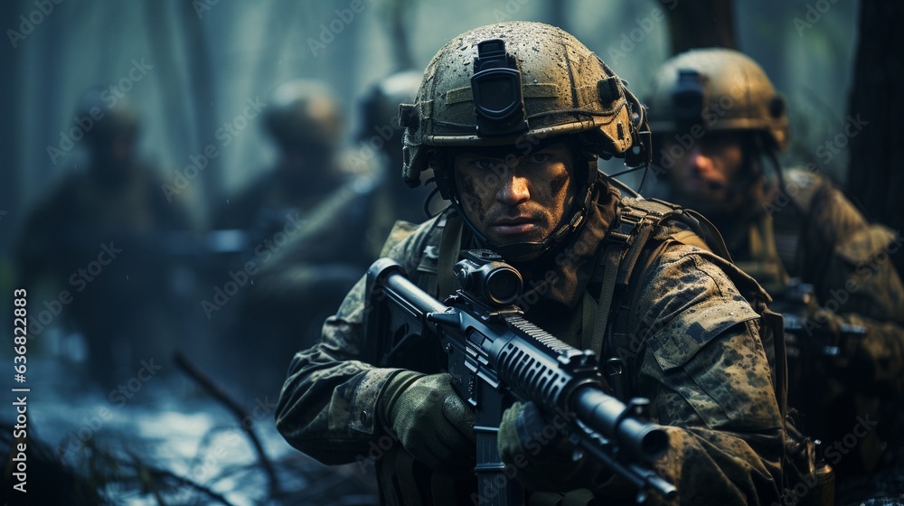 soldiers from the special forces operating,. soldiers from the special forces operating,.