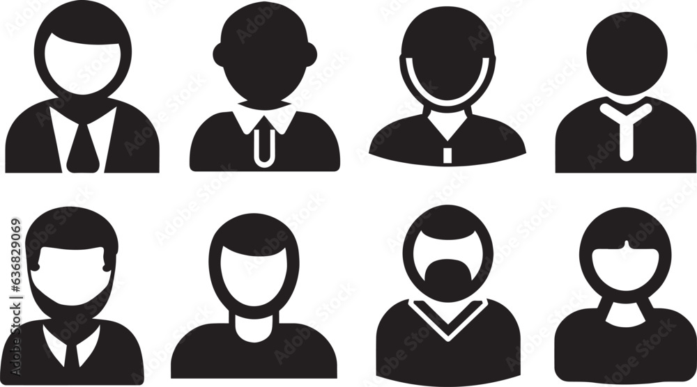 User Profile vector Icon Pack illustration User Profile vector Icon Pack illustration