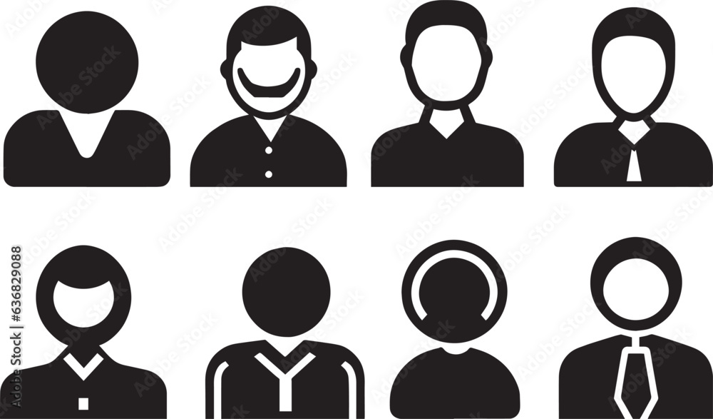 User Profile vector Icon Pack illustration User Profile vector Icon Pack illustration
