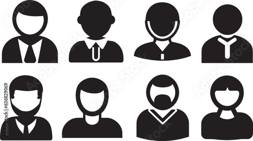 User Profile vector Icon Pack illustration