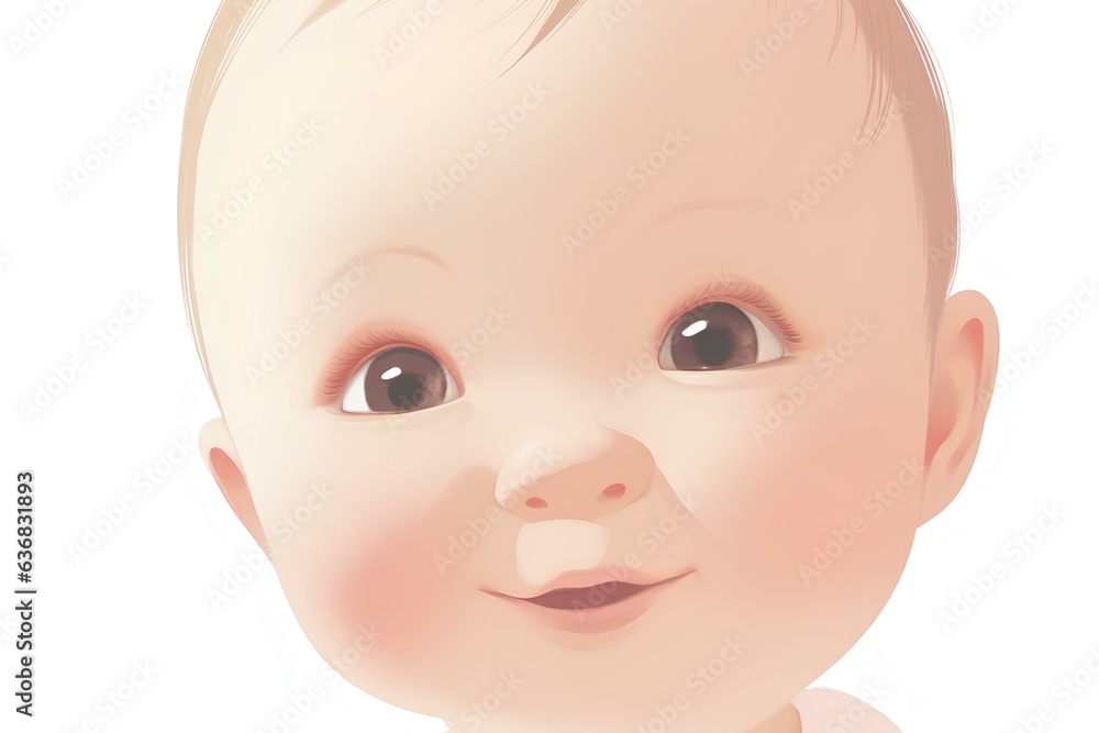 baby child face made by midjourney baby child face made by midjourney