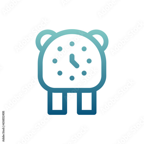 clock gradient icon