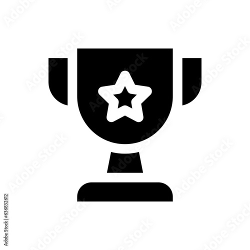 trophy glyph icon
