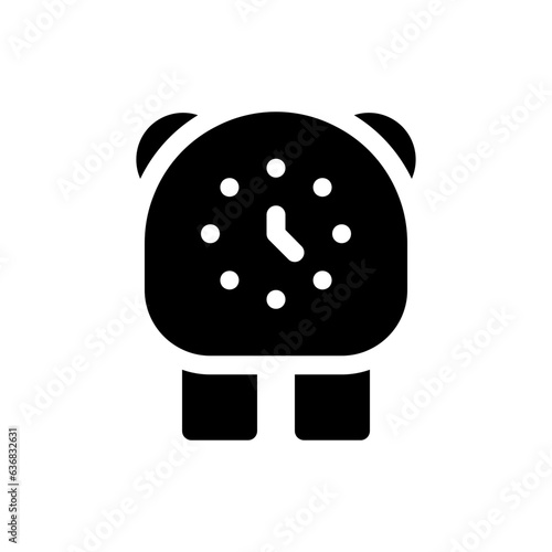 clock glyph icon
