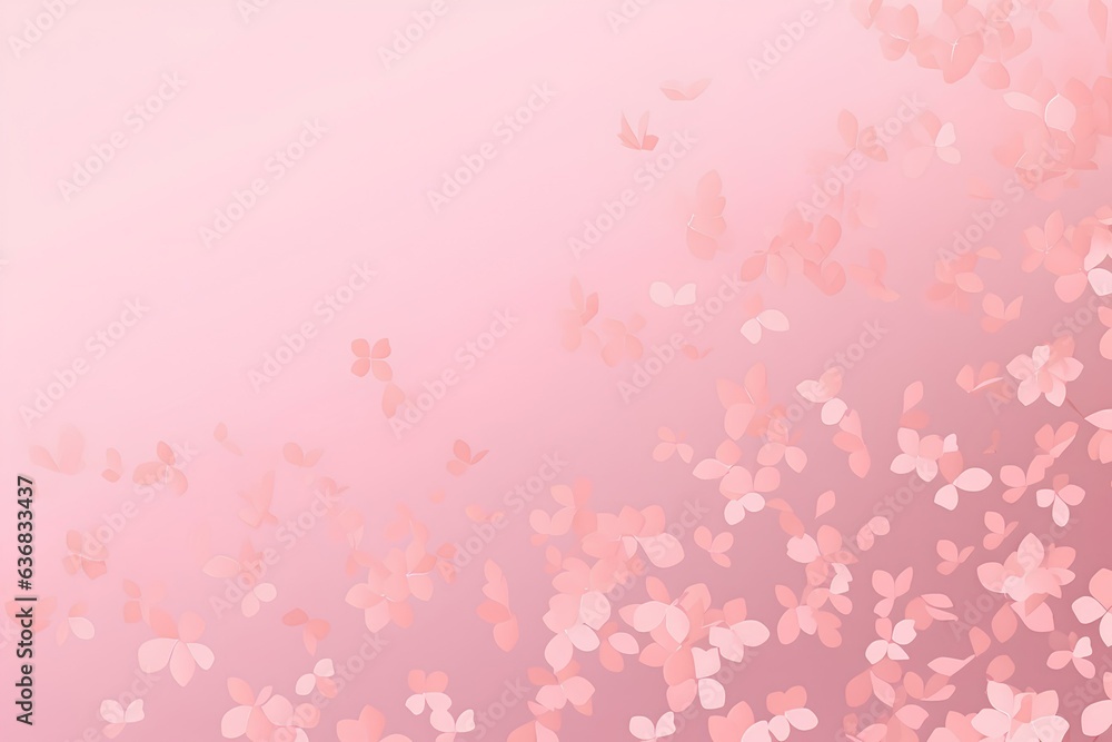 pink background with flowers made by midjourney pink background with flowers made by midjourney