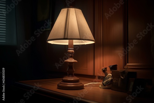 lamp in the bedroom made by midjeorney