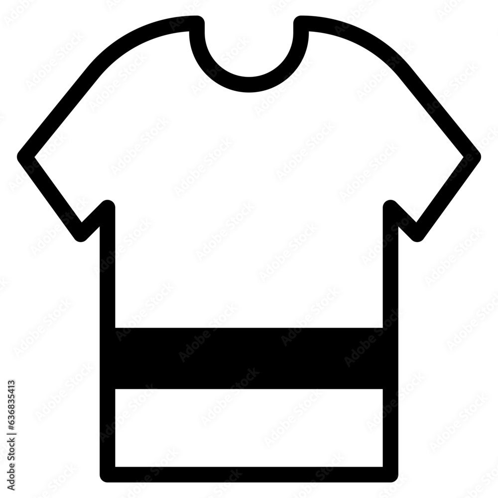 The Black Shirt Icon Symbol is Perfect as an Additional Element to your Design The Black Shirt Icon Symbol is Perfect as an Additional Element to your Design
