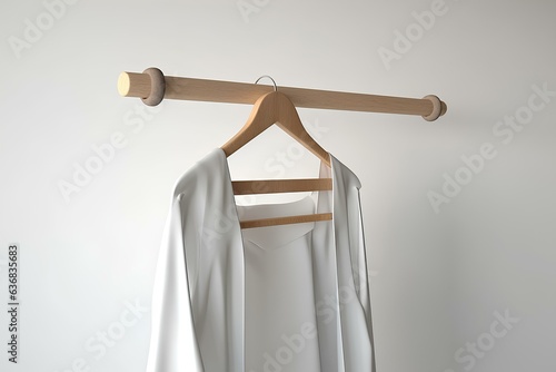 white hangers made by midjeorney