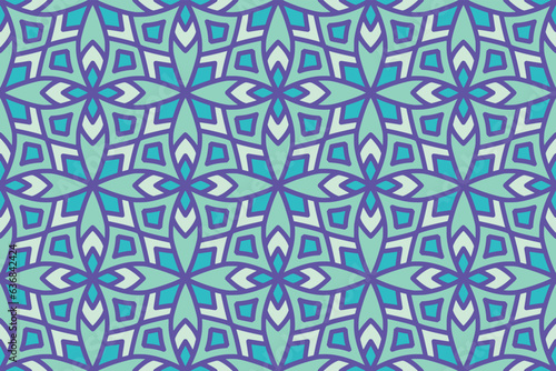 Seamless abstract geometric shape pattern