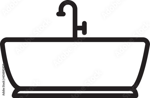 Sink outline icon