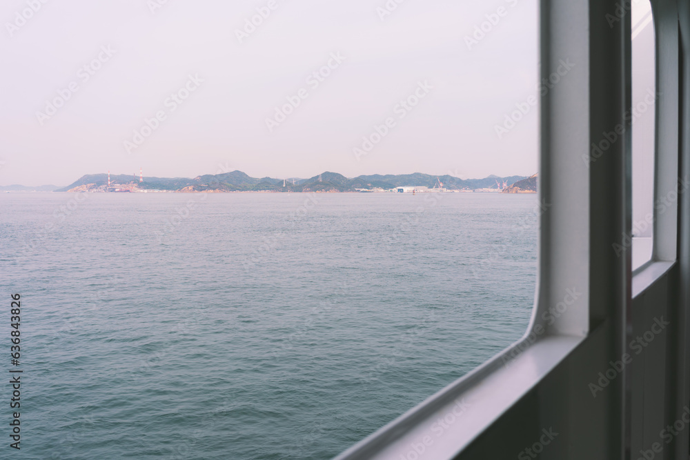 view from the window of a ship view from the window of a ship