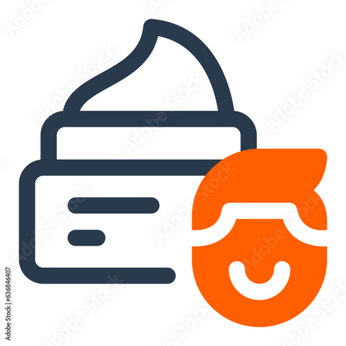Pomade for hairstyling vector icon