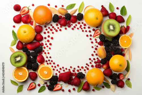 Beautiful colored fruit background