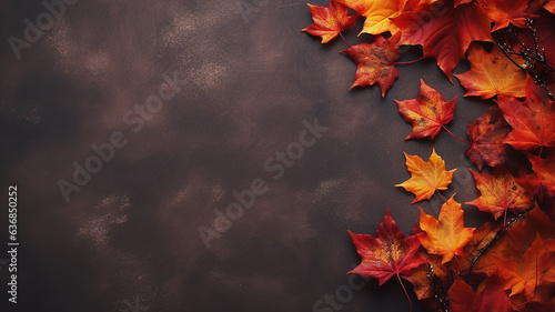 autumn background with copy space love leaf fall change of season sensual background