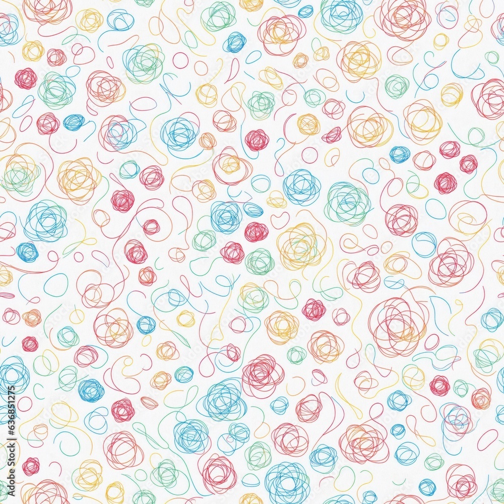 Embroidered seamless pattern of colorful flowers. AI generated. Embroidered seamless pattern of colorful flowers. AI generated.