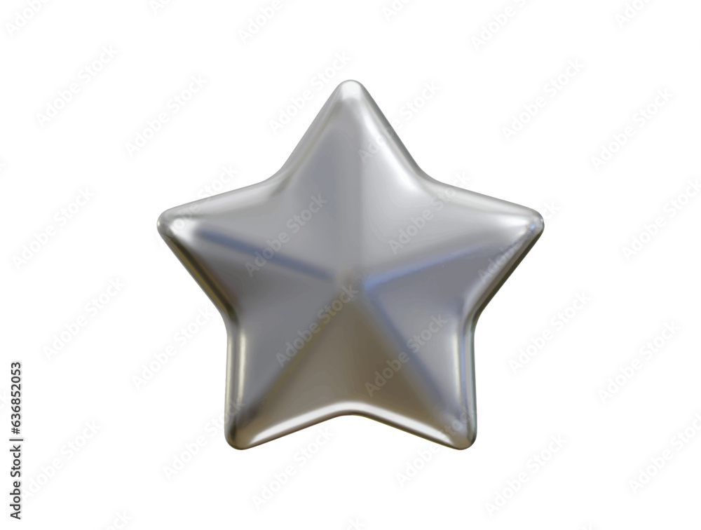 christmas star 3d rendering isolated on transparent background christmas star 3d rendering isolated on transparent background