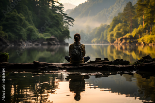 person meditation 