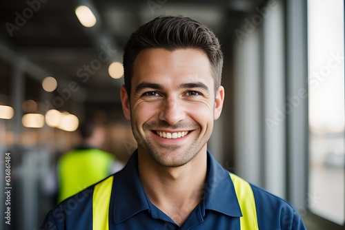 Portrait of a Happy Worker
