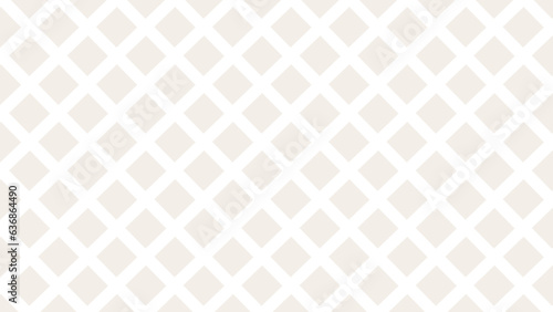 Diagonal white checkered in the beige background 