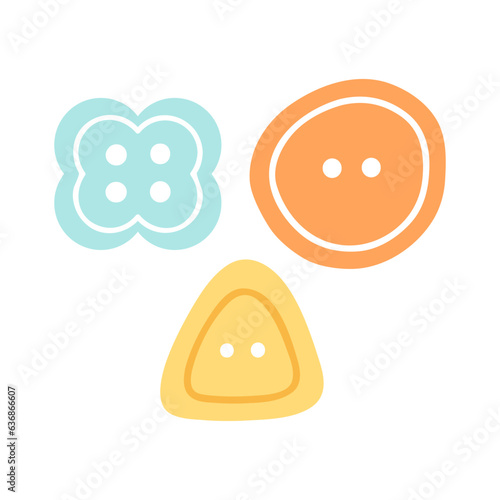 Sewing Kit Element Illustration. Sewing Element Design Isolated In White Background. Sewing Equipment, Sewing Tools Sign And Symbol