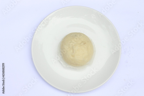 Bakpao filled with green beans, Bakpao is a traditional Chinese food