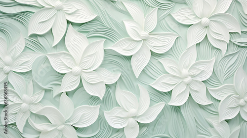 soft color green mint background floral ornament softcolor delicate shade of freshness