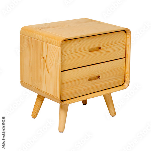 Wooden cabinet isolated on white background. Interior design Inspiration. Furniture modern inspiration. Home living. Wooden Wardrobe inspiration.