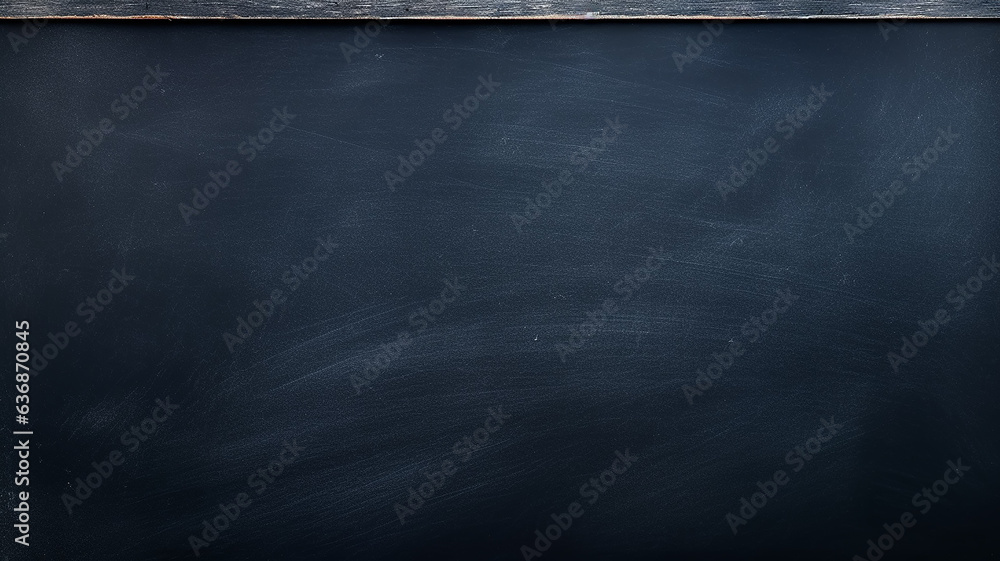 background blackboard , empty blank dark blue indigo, back to school with a copy of the space chalk board - obrazy, fototapety, plakaty 
