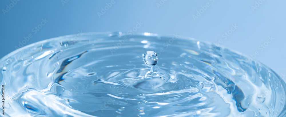 水滴のアクション 水滴のアクション