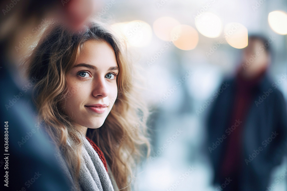 Beautiful young couple. Ai generative. Beautiful young couple. Ai generative.