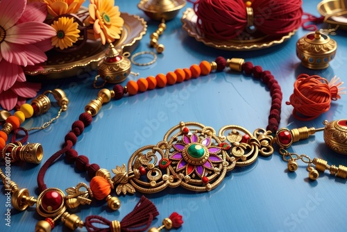 colorful rakhi band for rakshabandhan festival