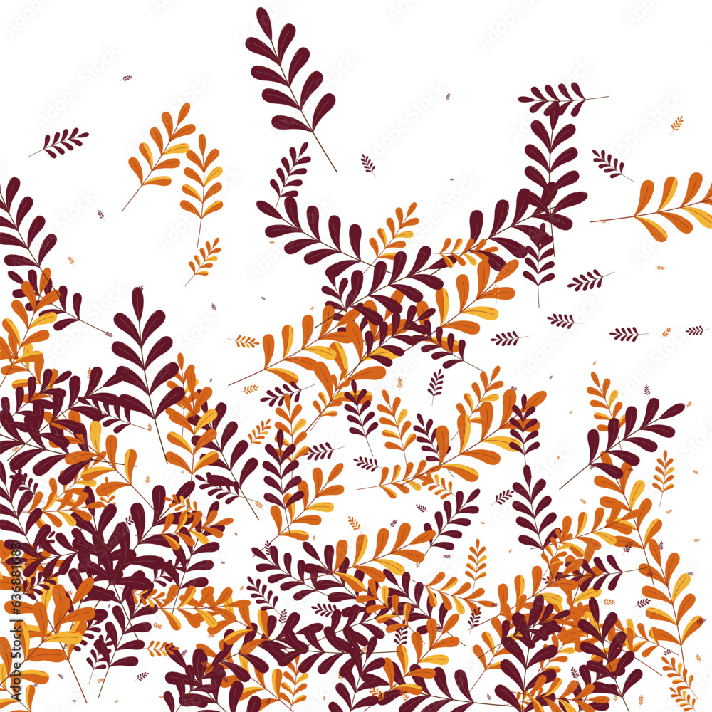 Green Plant Background White Vector. Leaf Abstract Texture. Red Leaves. Brown Herb Nature. Decoration Design. Green Plant Background White Vector. Leaf Abstract Texture. Red Leaves. Brown Herb Nature. Decoration Design.