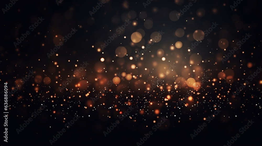 Obraz premium Glittering blurred Lights background.Generative Ai