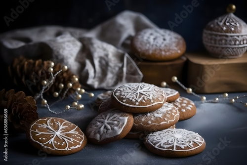 Gingerbread Cookies, spiced cookies, winter atmosphare