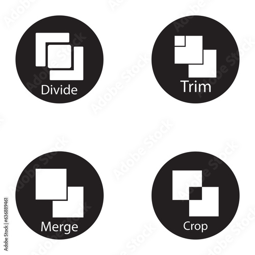 pathfinder icon vector
