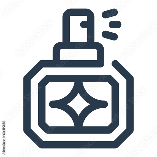 Perfume for fragrance vector icon