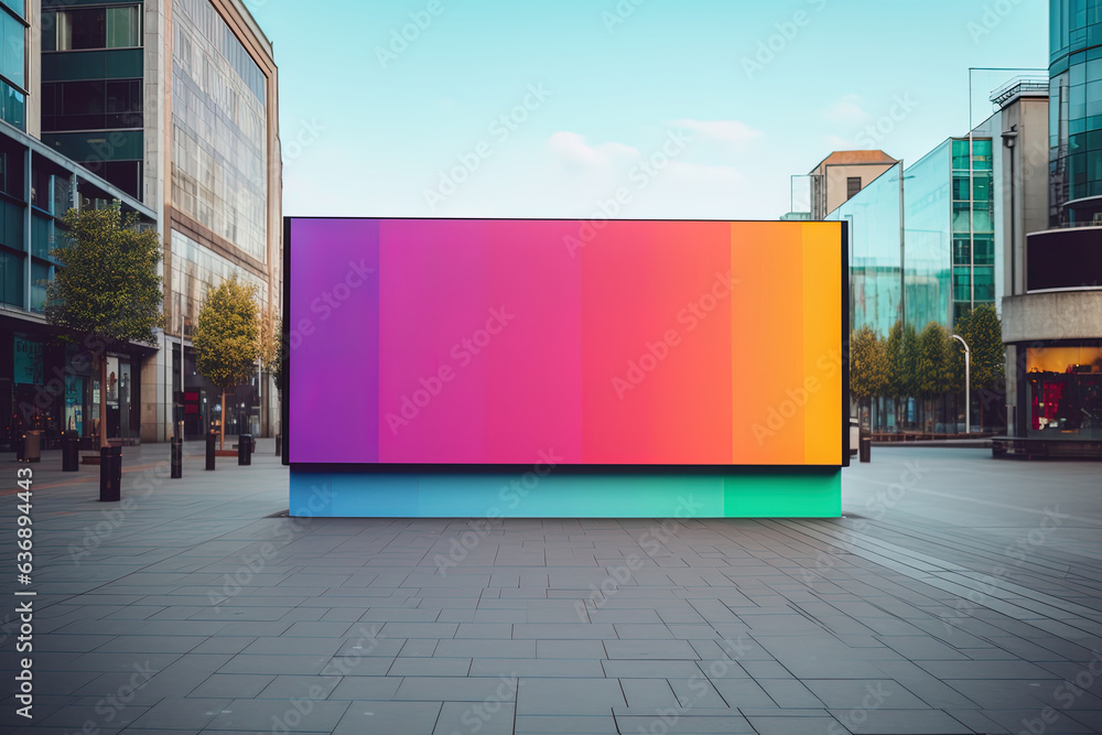 Advertising mock up for text message or media content, marketing and advertising business concept Advertising mock up for text message or media content, marketing and advertising business concept