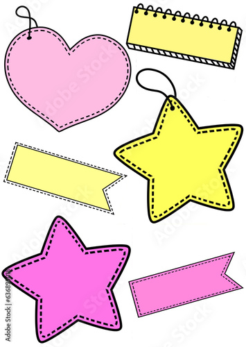 set of sticky notes 