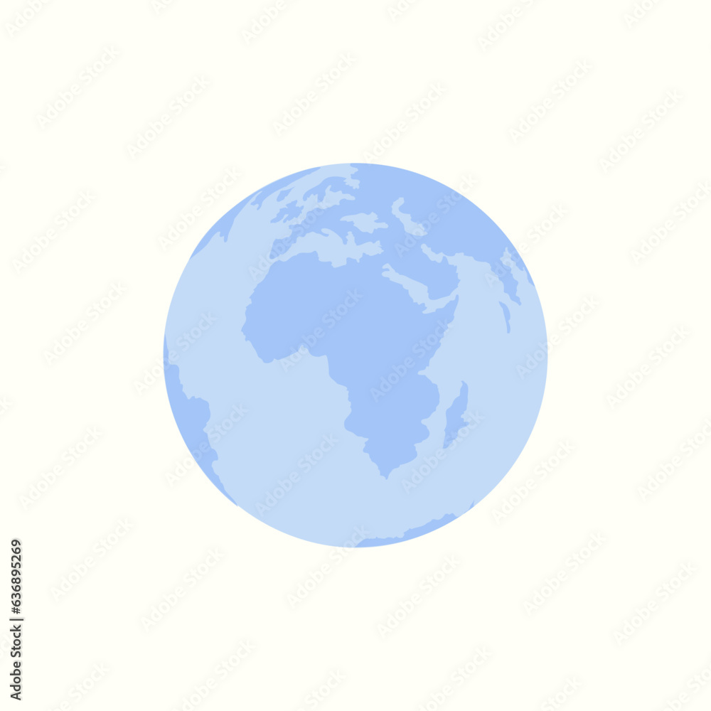 Fototapeta premium Vector hand drawn map kawaii coloring book illustration