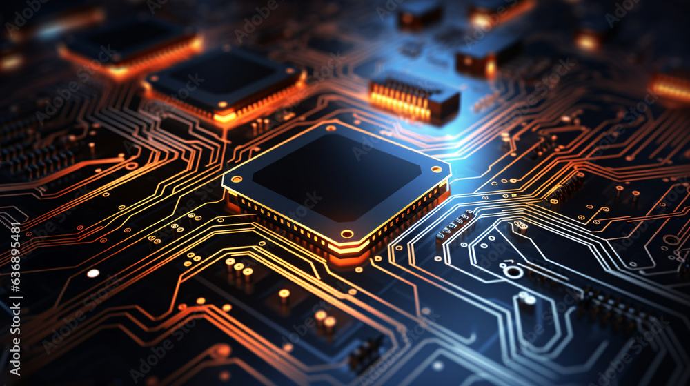 Electronic circuit board technology background. Electronic circuit board technology background.