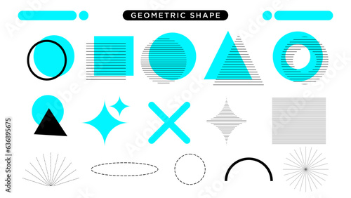 geometric shapes. Memphis design, retro element for web, vantage, advertising, commercial banner, poster, flyer, billboard, sale