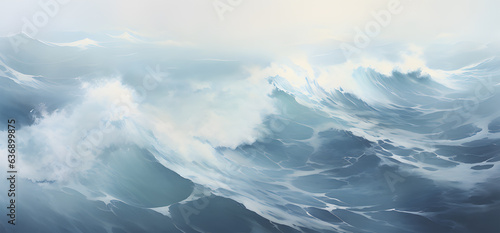 aerial sea landscape ai generative