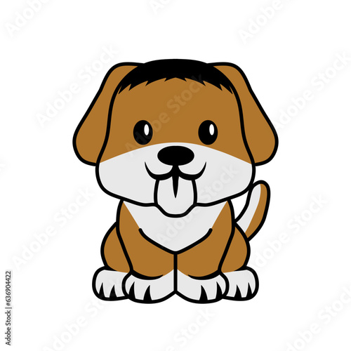 Puppy Vector Illustration 